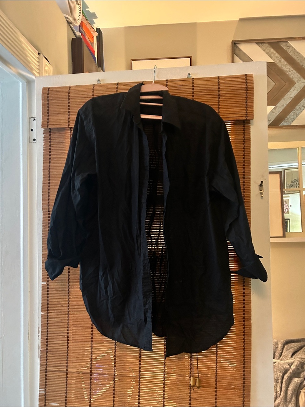 Banana Republic Black Button-Down Women's Shirt